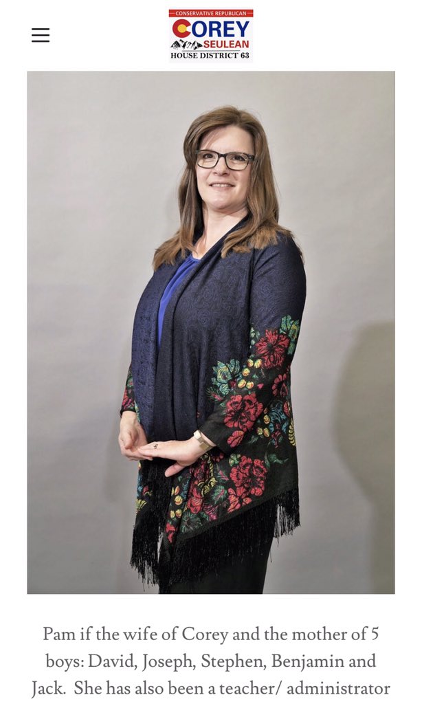 CyleKlark's tweet photo. @KerryDonovanSD5 What is his wife wearing in this photo from the campaign website? https://t.co/iKOgF9e6fX