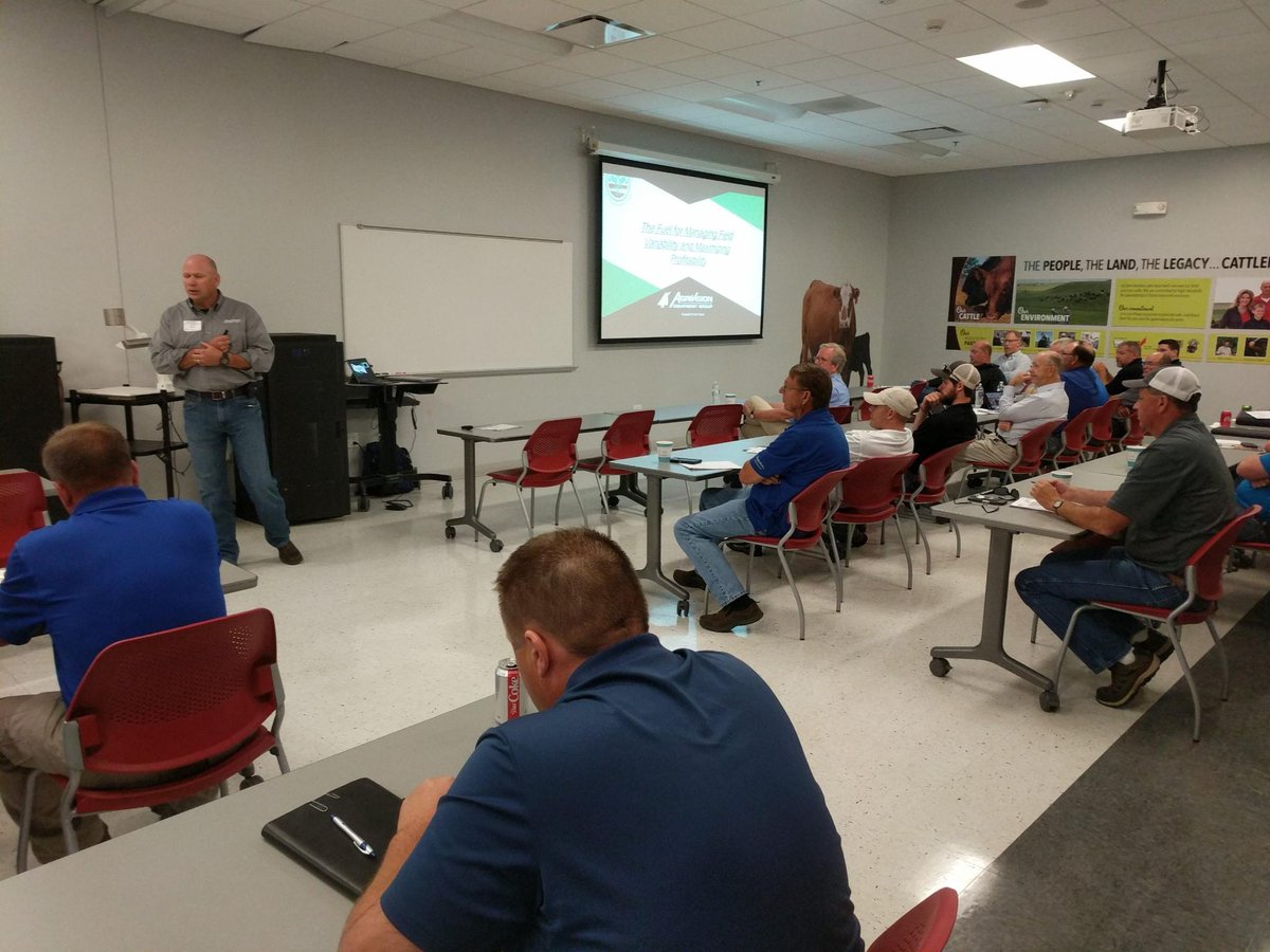 "We're going to blow up everything you know about #agriculture. If you're going to be in ag for more than the next five years, it's going to be completely different." <a href="/jamiebrand24/">Jamie Brand</a> from <a href="/AgriVisionEquip/">AgriVisionEquipment</a> is shaking things up with a presentation on the future of field variability.