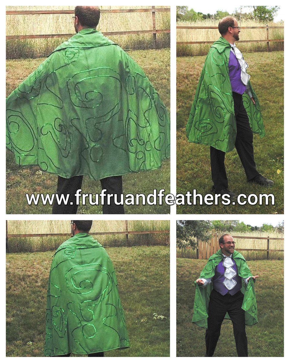 FruFrunFeathers's tweet photo. We have costumes for dad! Up now on the new website. #halloween #halloween2019 #dadcostume #riddler #tickortreat #batman #easycostume #familycostume #couplescoustmes https://t.co/MrtBRPgm07