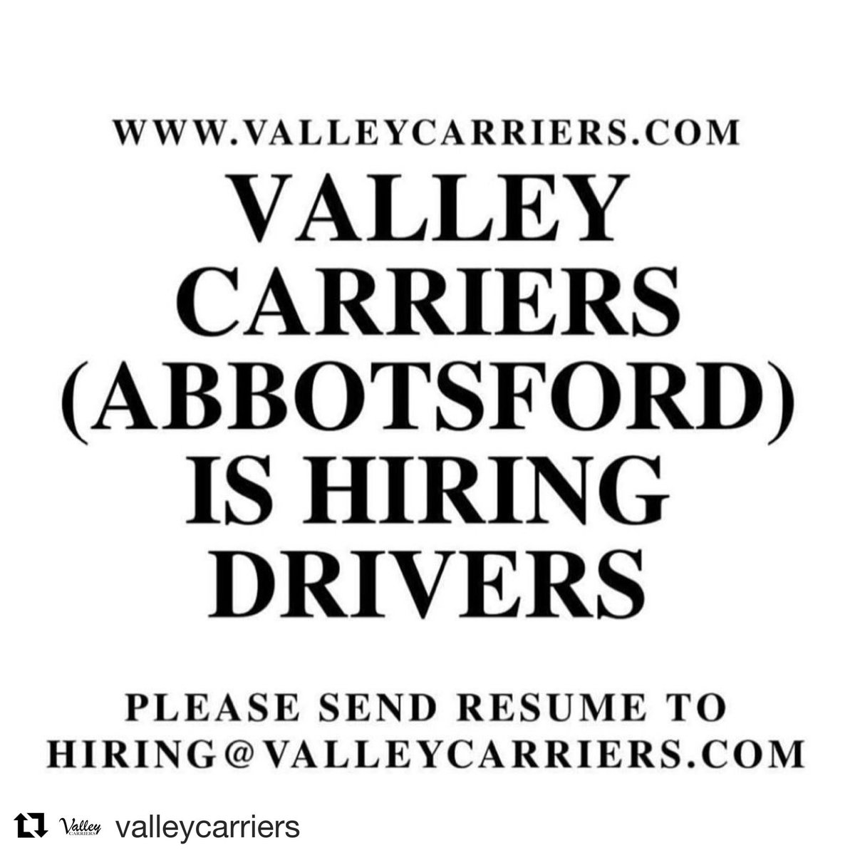 ValleyCarriersLtd tweet media