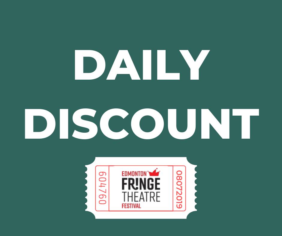 Hot tip, Fringers! Fringe on a dime &amp; don’t miss a moment of fun. Every day of Festival, we will announce select discounted performances. Daily discount tickets are available for purchase at any box office location. Here’s today’s list–go snag those tix!

bit.ly/31Gifi6