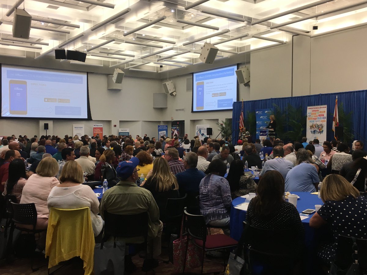 STEMFuse's tweet photo. STEM Fuse speaking to @CTEMiami Back to School Kickoff! STEM Fuse has partnered with the entire Miami-Dade district and is available in all middle and high schools. #STEM #Engineering #3Dprinting #21stcentury https://t.co/UzOm9pfRr4