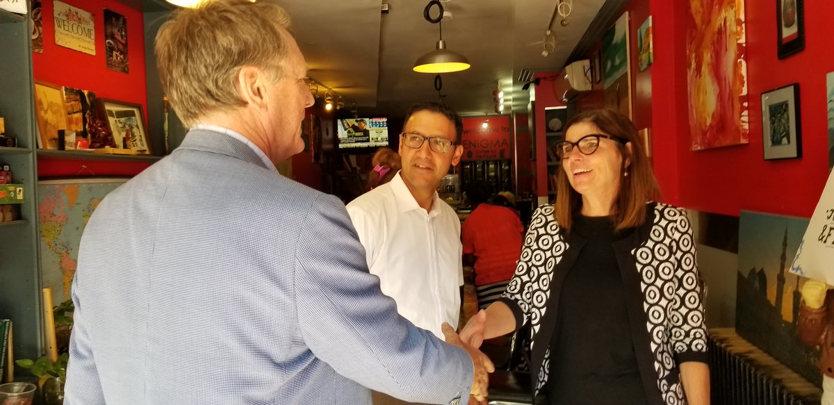 Yesterday I was fortunate to welcome Minister of Seniors @FilomenaTassiMP to #ParkHP to connect with seniors &amp; stakeholders in our community at local small business Enigma Cafe &amp; <a href="/CultureLinkTO/">CultureLink</a> - thank you to the Minister and everyone who took the time to join us!