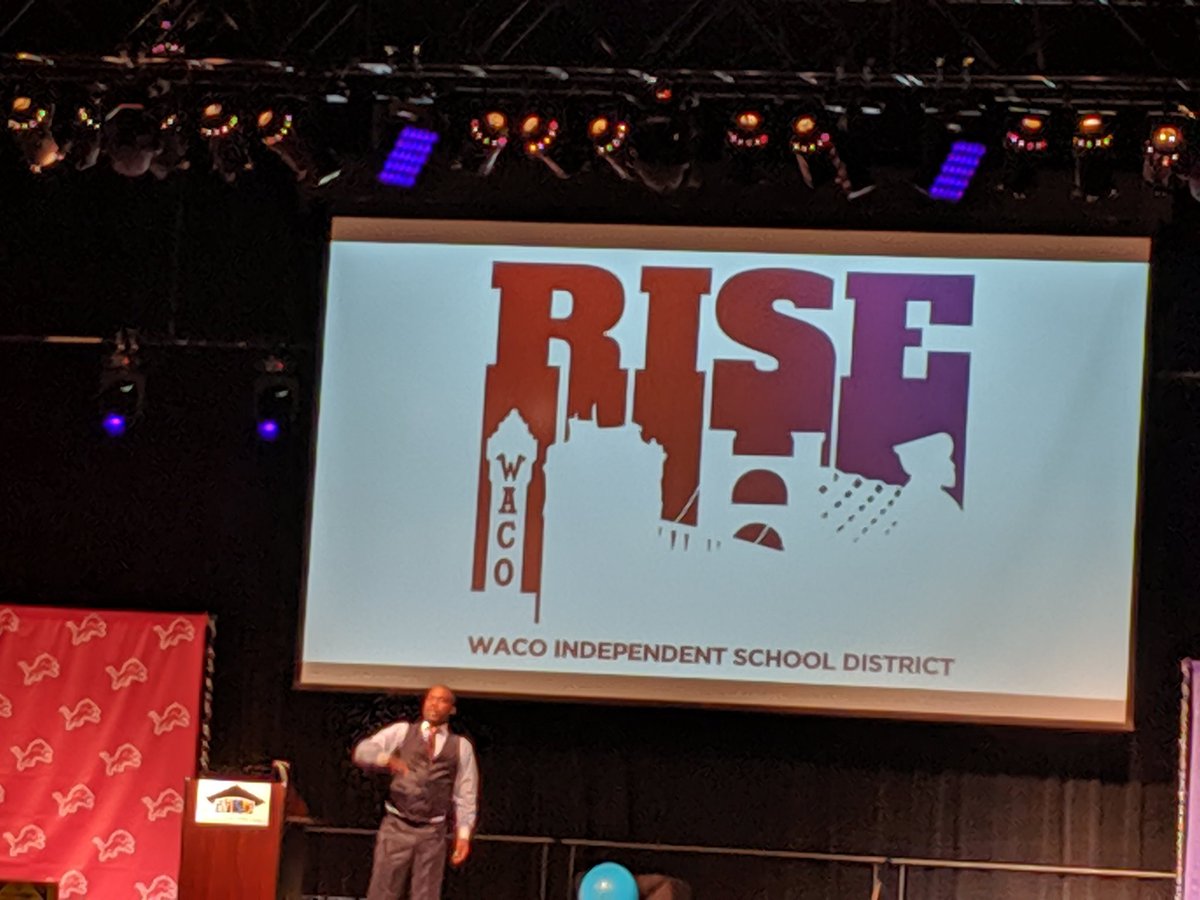 MsHaleyDean's tweet photo. Our students won't #Rise until we #Rise!!!" If you don't come to work ready to #ChangeTheWorld, do us a favor and move on! We've got work to do! @jonathanedison #iamnumberone #wacoisd #getamped #hereforthekids https://t.co/zJ0SwzGcLL