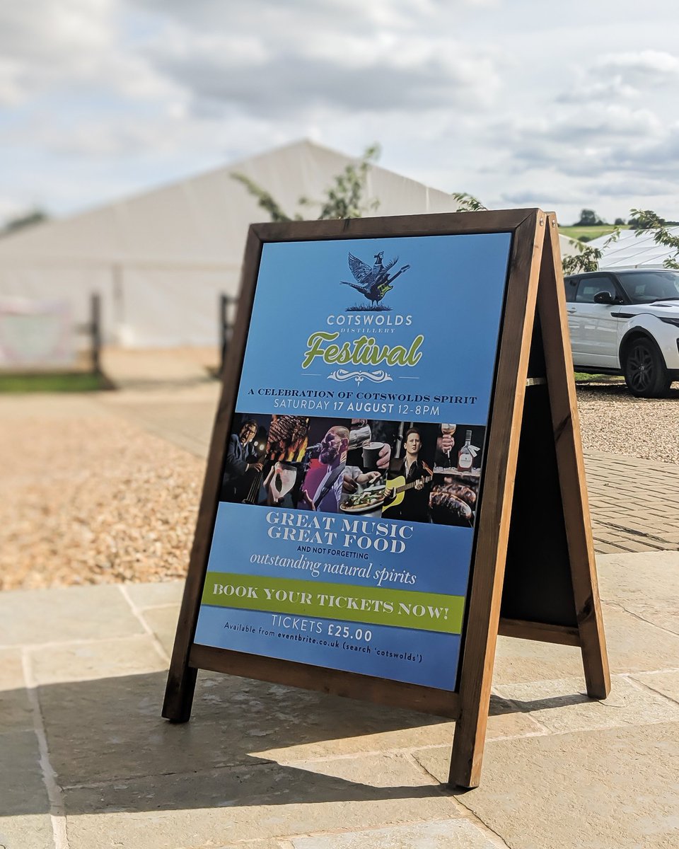 Cotswoldistill's tweet photo. The marquees are up, and the weather is looking good for our festival on Saturday, we hope you'll be joining us! https://t.co/tnKiSfFyAs