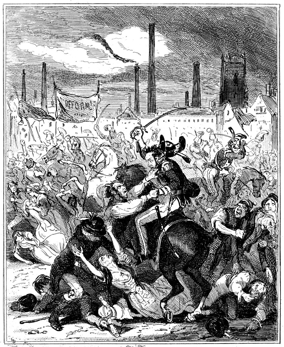 #OtD 16 Aug 1819: We remember those who marched at Peterloo to demand a voice in our politics. 

Their bravery changed history, shifting the balance of power from the ruling elite to the working class.

200 years on we must remember the power of working people to change politics.