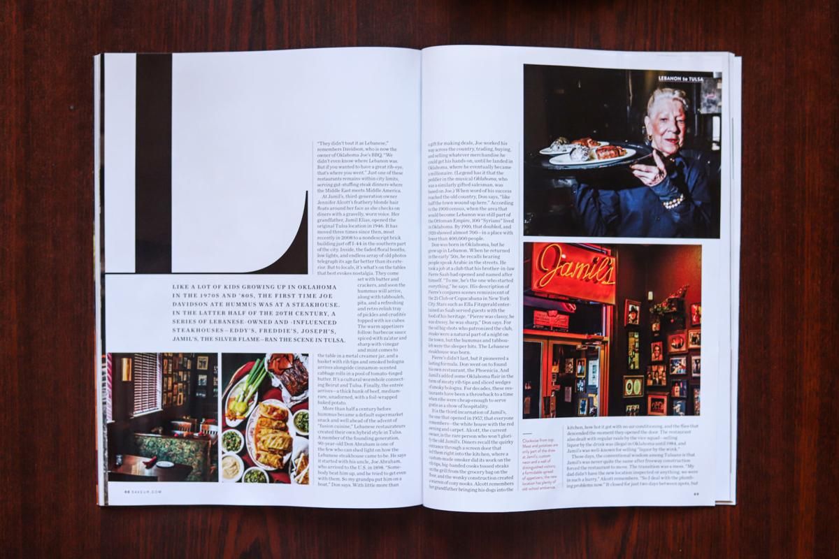 tulsaworld's tweet photo. Saveur Magazine @SAVEURMAG gives Jamil's a national audience https://t.co/SVaGIWWthf https://t.co/6hOdUcrvSk