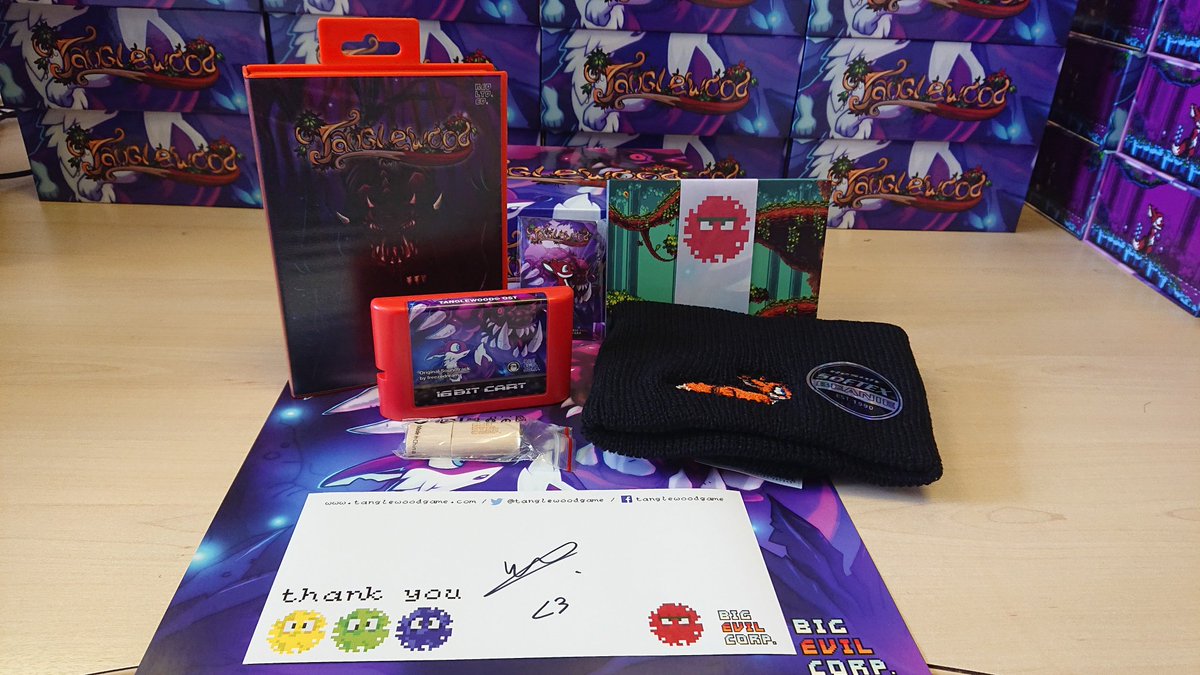 tanglewoodgame's tweet image. 🎉 Anniversary giveaway time! 🎉

We're running a prize draw for:

- 1x TANGLEWOOD Collector's Edition boxset
- 3x TANGLEWOOD Retail Editions
- 5x TANGLEWOOD Steam keys

Retweet to enter!

Prizes will be drawn 9pm GMT, Friday 16th Aug.

#megadrive #gamedev #retrogaming