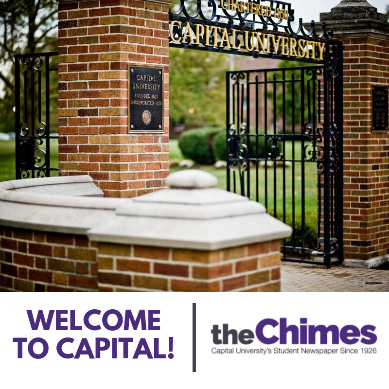 TheChimesNews's tweet photo. We at The Chimes want to extend our sincerest welcome to all new members of the #CapFam !
Here’s to hoping that your move in day goes smoothly. Excited to start things up next week!
#MovetoCap19 #MoveinDay #collegelife https://t.co/lAziTzsNTz
