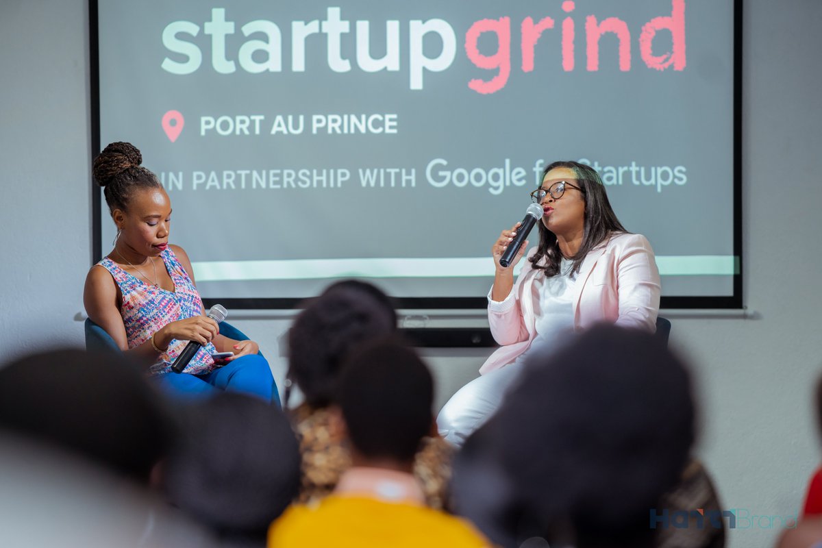 banjHT's tweet photo. 📸 @StartupGrindPap Edition 21 avec Martine Laroche Cuvilly, General Manager Sunfood SA et Cannex S.A #PAPSW19 @PAPStartupWeek
📸 by @HaitiBrand https://t.co/IckCvS15bk