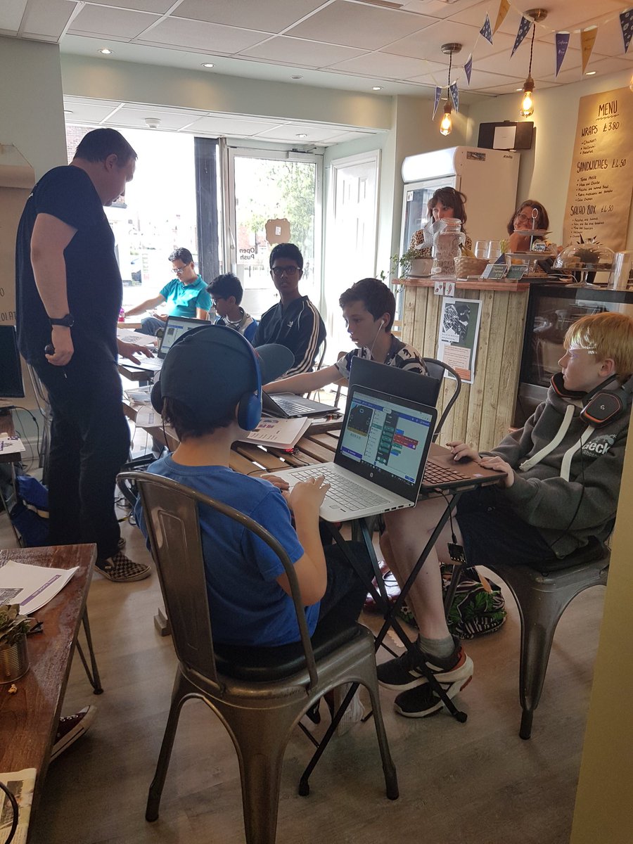 Salutemcoffee's tweet image. We have LOVED our first @CoderDojo workshops!
#coding #code #coderdojo #northenden #robots