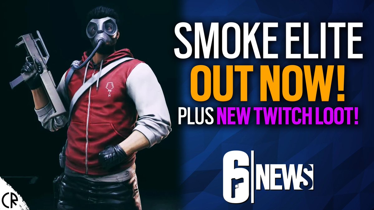thecoreross's tweet photo. Smoke Elite! Its out now. Plus new Twitch Loot for Ash, Jackal &amp; Caveira.

https://t.co/MnyFALVGBc

#RainbowSix #RainbowSixSiege https://t.co/deaPQJlTYS