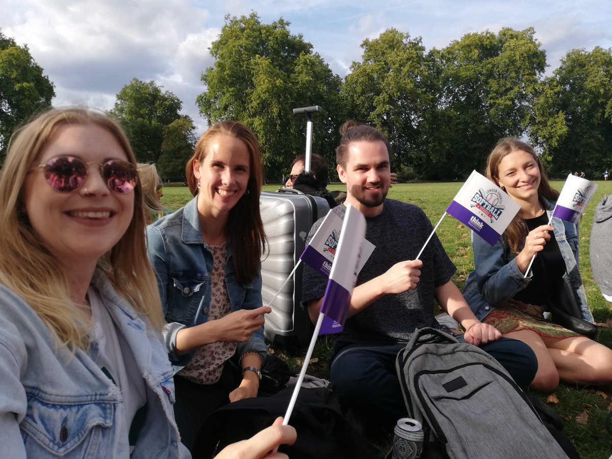 The MDUKs are here and ready to cheer! <a href="/CharitySoftball/">London Charity Softball League</a>