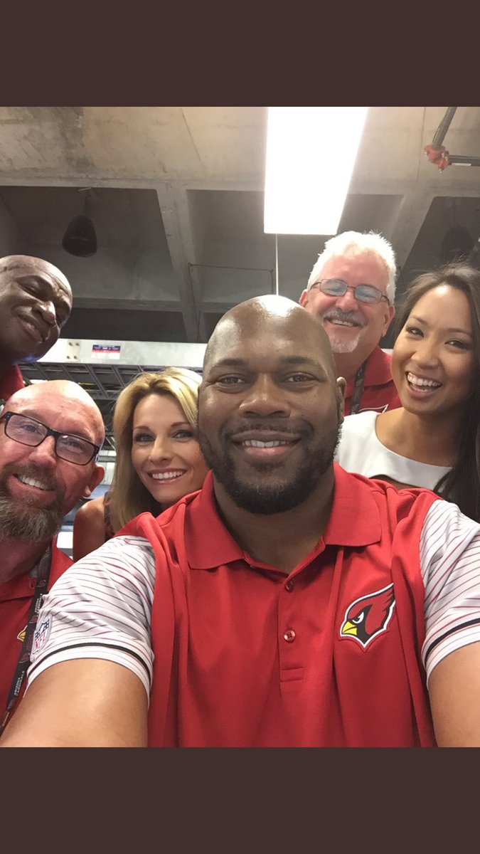 Jody_Jackson's tweet photo. Happy b day to ⁦@btrain92⁩ ⁦@TrainsStation1⁩ who wears a lot of hats including our gameday #CardsOT selfie taker! Love you B have a great day! https://t.co/CmmvwysEIB