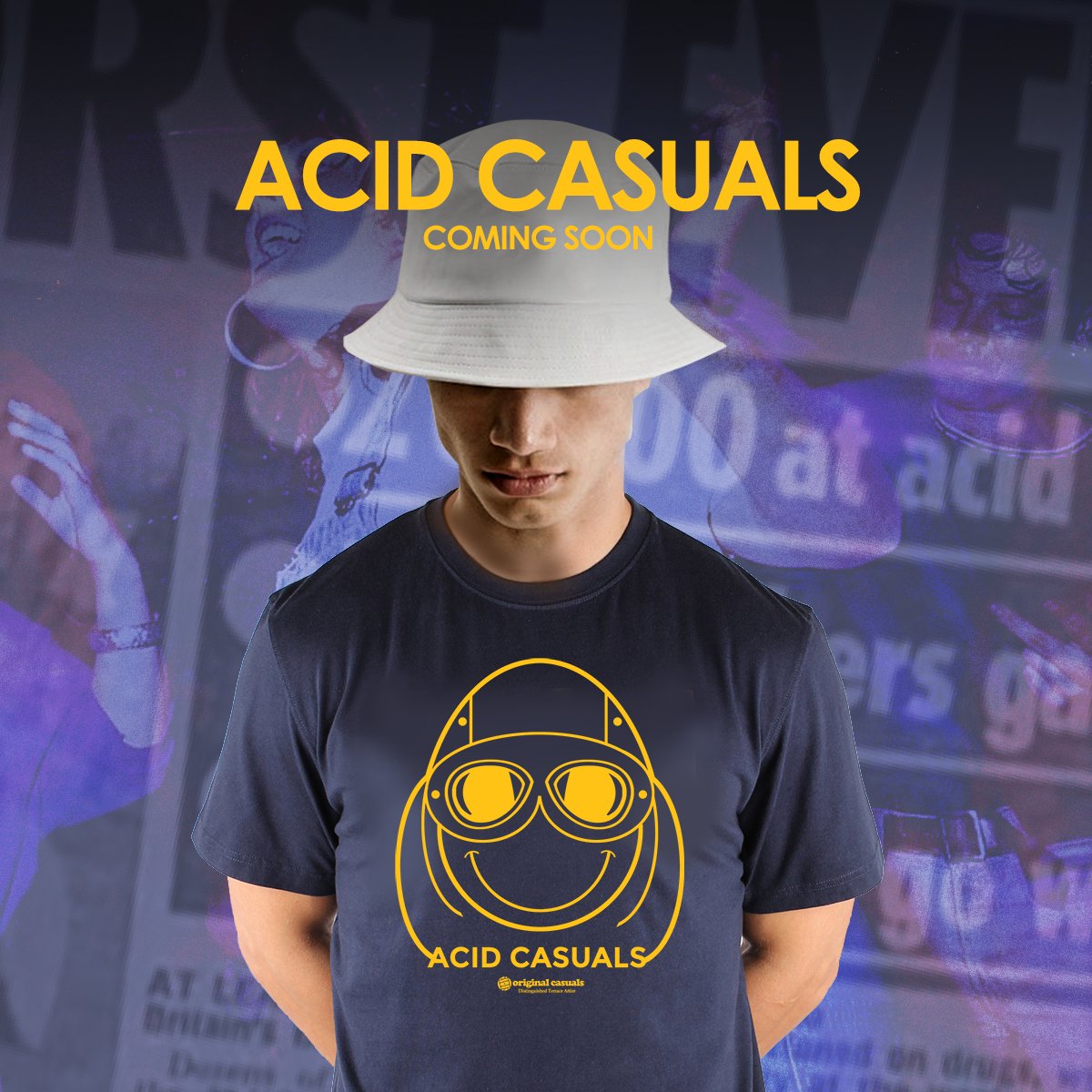 OCterraceattire's tweet photo. Our next addtion to our Disorder collection, Navy 'Acid Casuals' tshirt out next Thursday.
Create your own #DISORDER
https://t.co/p9vPZzRC8r
#acidfc #acidhouse #acidtrip #trippy #premierleague #streetwear #fashion #casuals #Tshirts #Subculture #Music #casuals #OriginalCasuals https://t.co/tGJnuihFpr