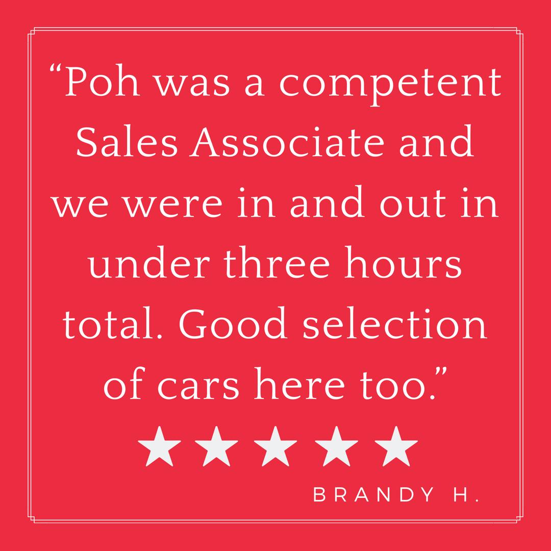 PrincipleToyota's tweet photo. Short, sweet, and to the point! Thank you for your Five ⭐️ review, Brandy! #PrincipleToyota https://t.co/E74bTgaYMI
