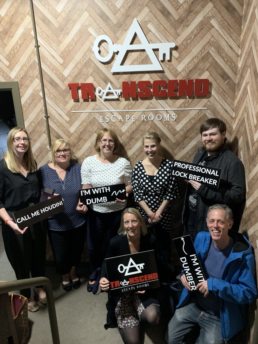 Transcendescape's tweet photo. On Tuesday evening we welcomed the lovely teaching staff from: 

“The Scottish Centre for Simulation &amp; Clinical Human Factors “ @scotsimcentre

They scoped Transcend out, and we are now set to welcome 126 Junior Doctors over the coming months for an escape room experience. 🎓🗝 https://t.co/4N2aMQ25Te