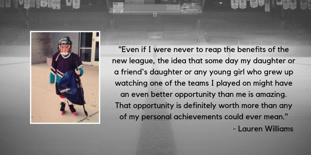 PWHLPA's tweet photo. .@lwilly17 on WHY it's important for her to be a part of the @PWHPA and #ForTheGame! https://t.co/z4at8C28Rq