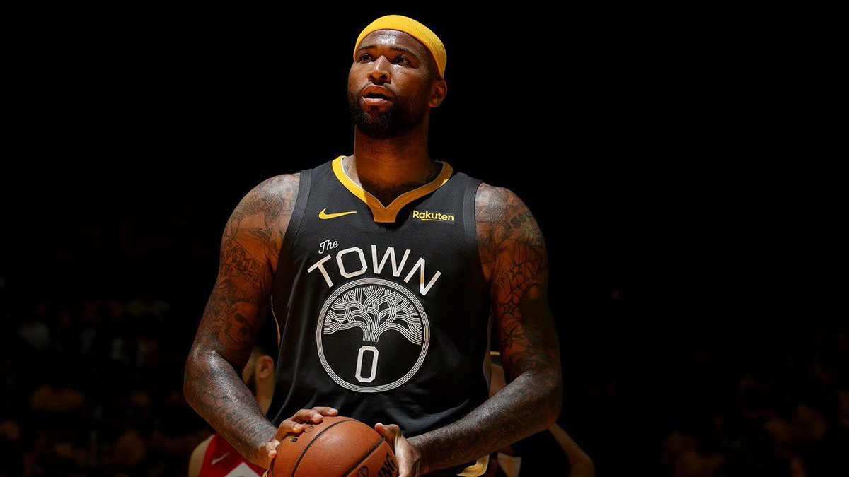Balldontlie's tweet photo. Devastating. 

DeMarcus Cousins has suffered a torn ACL, per @ShamsCharania. https://t.co/rhVCaKWAl0