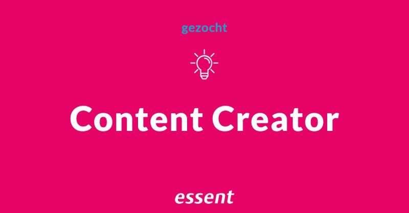DennisLith's tweet photo. Wie komt mijn team versterken? Ben of ken jij een creatieve en nieuwsgierige content creator met een ‘can do’ mentaliteit? Let me know! https://t.co/nfLZrQpNUx sharing is een dikke 👍 #content #essent #vacature https://t.co/wVwv7PRKXn