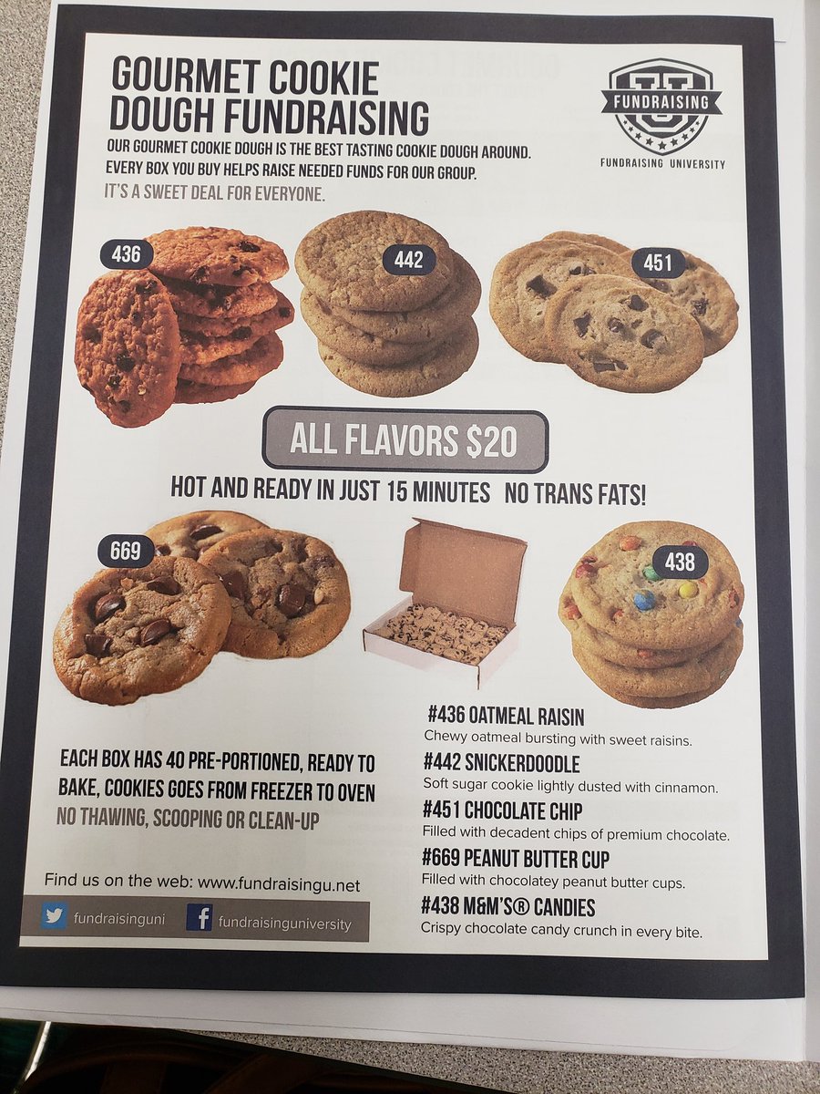 C1stogaSB's tweet photo. It's that time again! Get in contact with a softball player or a coach to get some! Orders are due Tuesday, cookies will be delivered to us September 9. https://t.co/uA2uVZY9P2