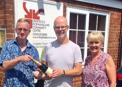 Community Centre Champagne Winner Announced- #Lingfield #Lingfest - mailchi.mp/51fea45a568d/a…