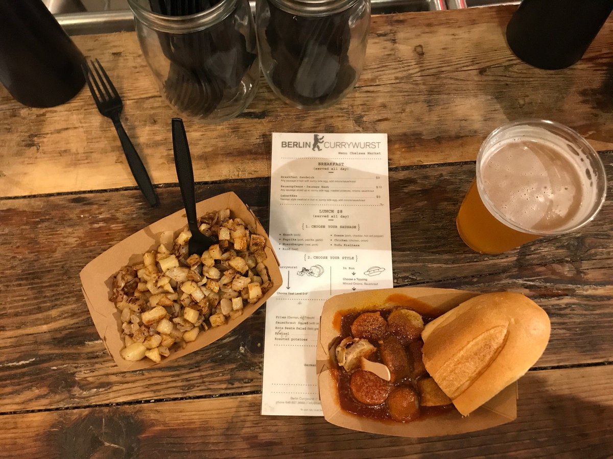 I'm at Berlin Currywurst - <a href="/berlincurry/">Berlin Currywurst</a> in NYC, NY swarmapp.com/c/b3Mq9vHSWTt