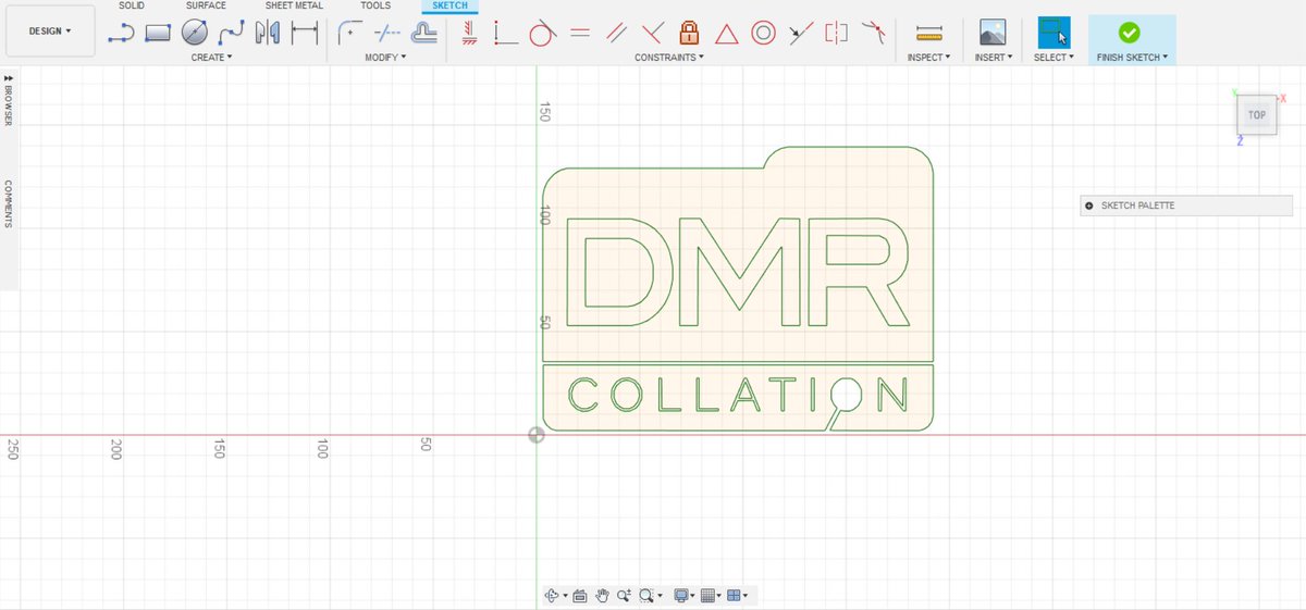 Dynamic3dge's tweet image. Looking for something unique and with a small production run, we simplified DMR's logo and produced an outline that could be read by several machines. Why? So the logo could be engraved easily onto any item - the first being coasters for the office. 
#design #create #business