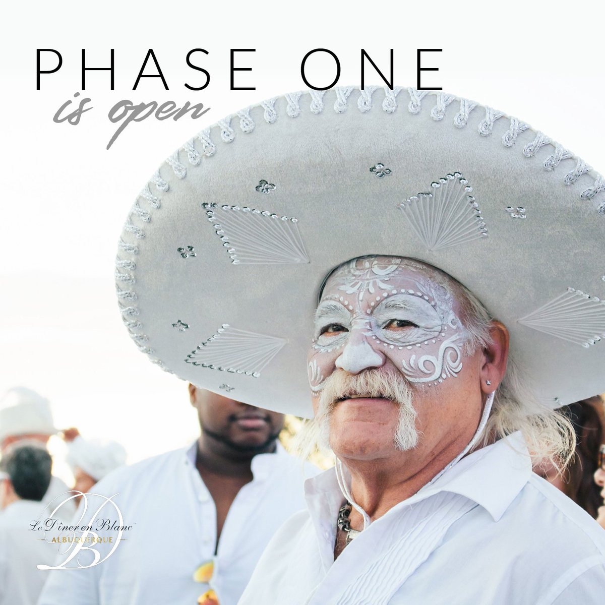 Ready...Set......GO!!! Phase 1 is OPEN!!!

Please be patient with the system, and if you run into any issues with registration, send an email to albuquerque@dinerenblanc.com with URGENT in the subject line!

Bonne Chance!

#dinerenblanc #DEBabq2019 #dinerenblancabq #DEBabq