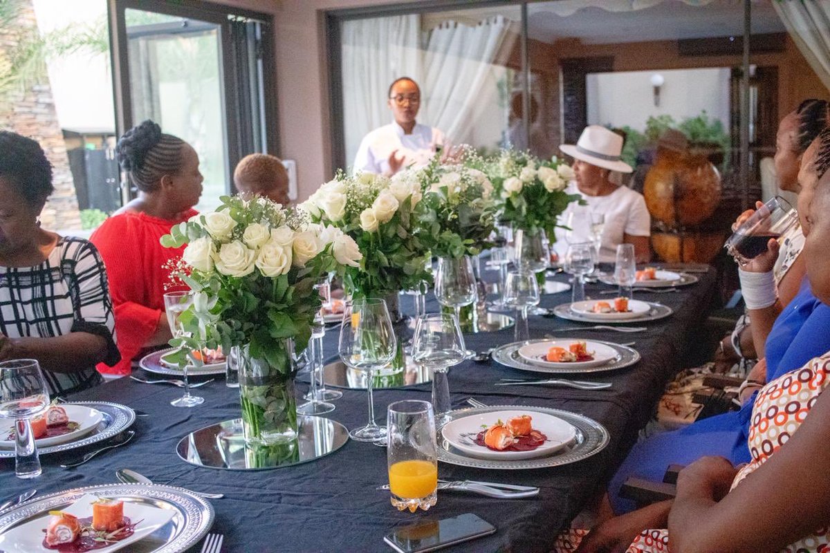 MonaLisaMkhize's tweet photo. A restaurant experience at the comfort of your own home. 

My name is Chef MonaLisa Mkhize. 

Please help retweet my post. The next family I’m hosting is on your timeline @danielmarven @LordSizwe @casspernyovest @GirlTalkZA @sindivanzyl @DJZinhle https://t.co/mHf3KjiGrX