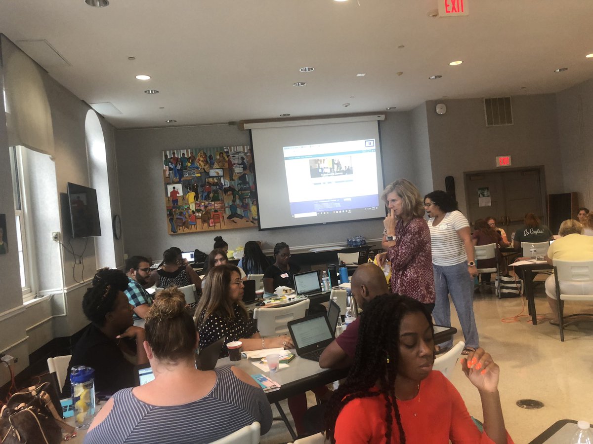 Day 4 attending the Computer Science Fundamentals  PD facilitated by <a href="/codeorg/">Code.org</a>  <a href="/NPSvoices/">Newark Board of Education</a> <a href="/joshuakoen/">Joshua Koen</a> @EPetersTech