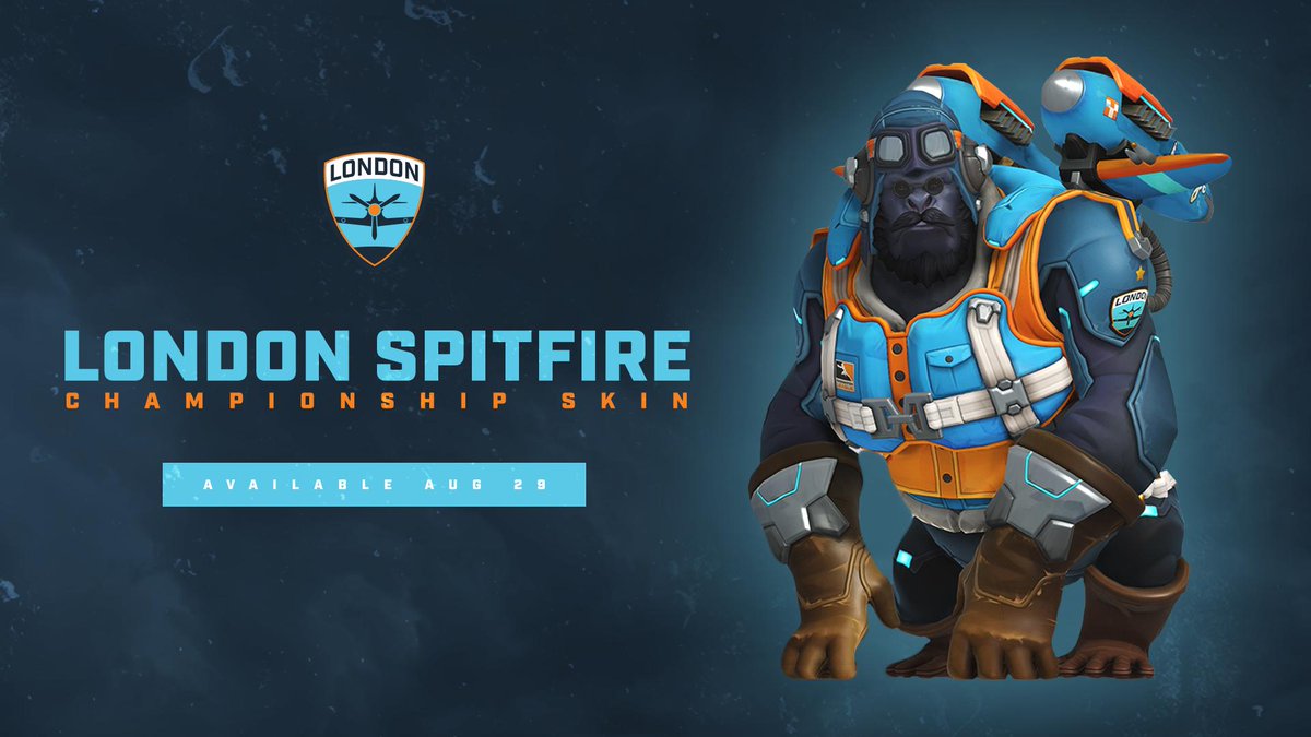 As the #OWL2019 Season Playoffs approach, let's take a #TBT to the first finals...

#ClearTheSkies on Aug 29 with the new Flying Ace Winston Skin in commemoration of the inaugural season champions! #AcesHigh

RT &amp; Follow for a chance to win tokens (PC Only) to get the new skin!