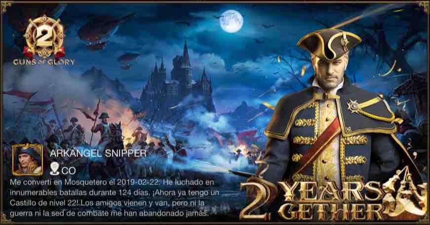 syberyanox's tweet photo. [Evento Especial] ¡Celebra el 2º Aniversario de Guns of Glory! https://t.co/Tj6cX3ZX6Q https://t.co/JBYxFCsoQz