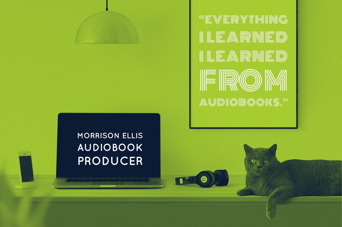 'Everything I learned I learned from #Audiobooks' Morrison Ellis #AudiobookProducer