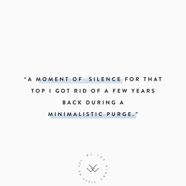 we_the_birds's tweet photo. Let’s all take a moment 🙏 in honor of that black T-shirt with an open back... it had large rhinestones lining the opening... it was an absolute 💎 Tell me about the one you’re remembering right now!!! .
.
#wethebirds #stuffwesay #fashionquotes https://t.co/MBC1ejuCHB