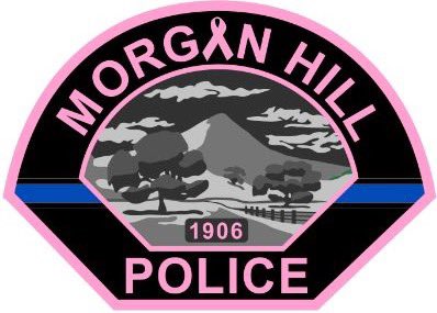 MorganHillPD's tweet photo. K9 Basco is on fleek! $5 #PinkPatch now available in the front lobby of #MHPD. https://t.co/1K304SIiLp