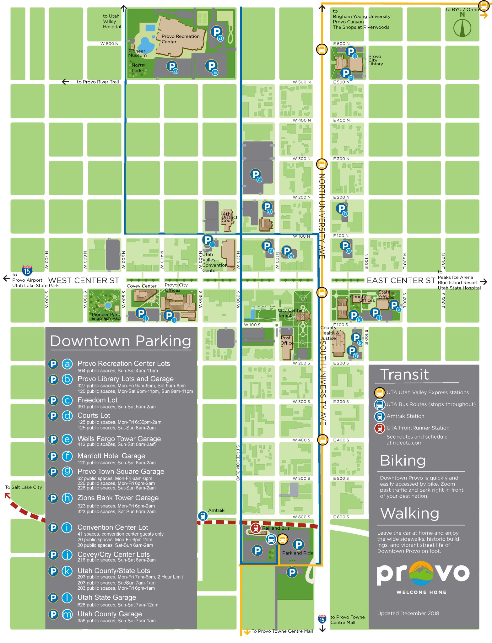 Provo City on Twitter "We also have a map of downtown parking you can