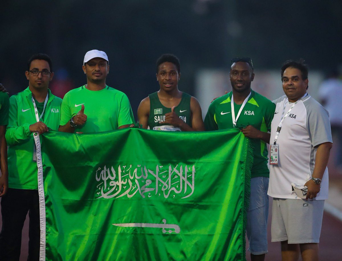 ALAHLI_FC's tweet photo. حقق لاعب النادي #الأهلي والمنتخب السعودي لألعاب القوى العداء علي الماس ذهبية سباق 100م في نهائي بطولة غرب آسيا لألعاب القوى والمقامة بلبنان.
#العاب_الأهلي
@athleticksa https://t.co/jSTNAEkqqO