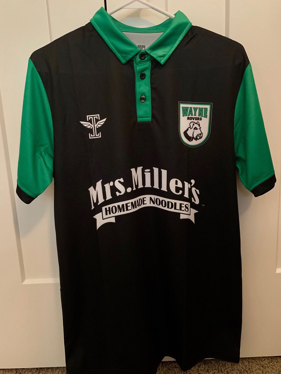 edzelaski's tweet photo. Latest addition to the collection - ⁦@WayneRovers⁩ away shirt made by ⁦@IcarusFCphl⁩ https://t.co/BRKjCa95mW