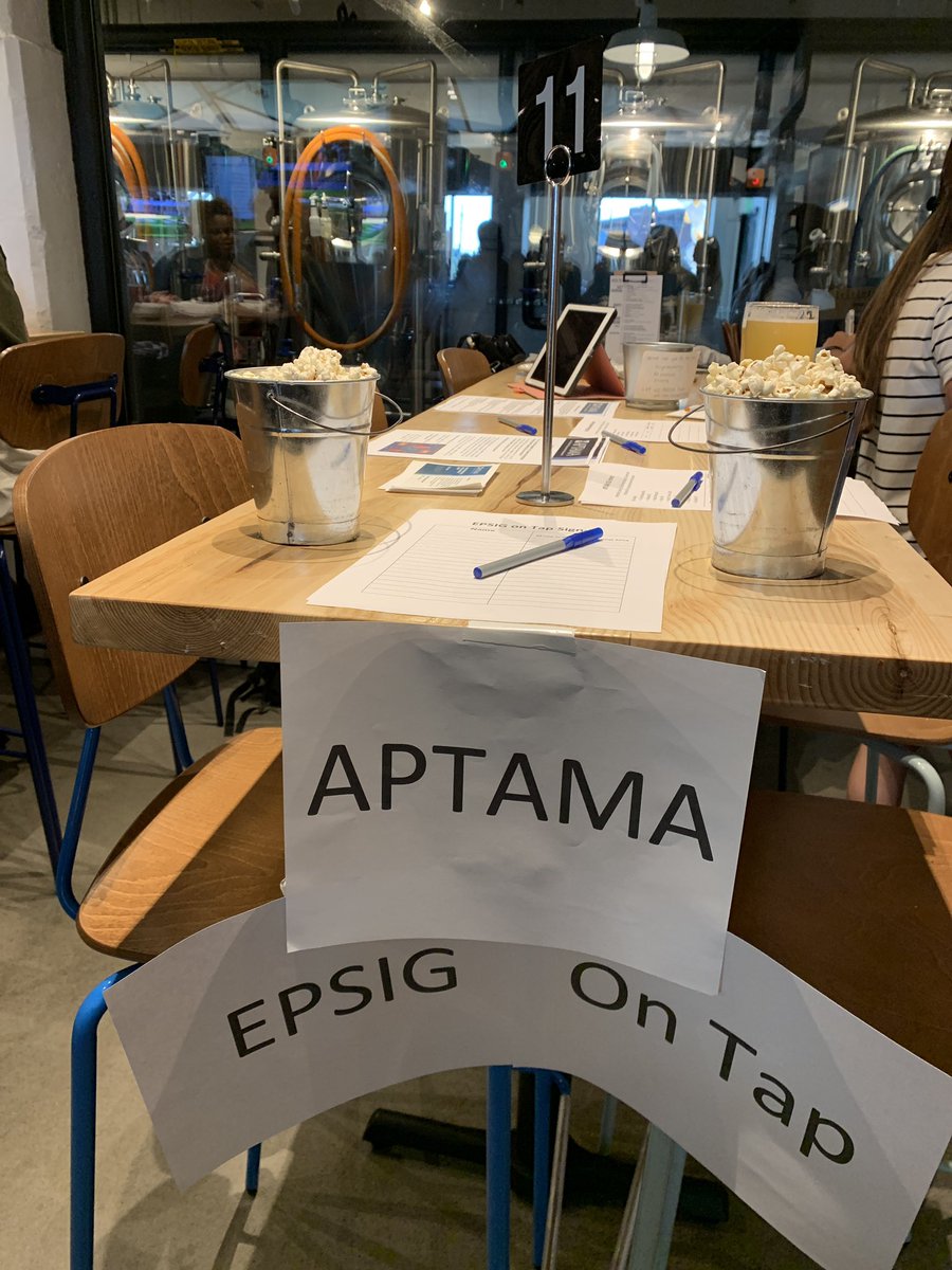 maepsig's tweet photo. We made it to Nightshift Lovejoy Wharf for EPSIG Summer On Tap! Come in the door and the  right to find us! #maepsig @Aptaofma https://t.co/eIym7F69eK