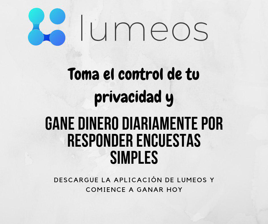 ¿Por qué Lumeos?

Lumeos es una app para que las personas puedan crear foros y encuestas simples, donde tengas el control de tus datos.  Es hora de que seas recompensado por tus datos. 

Tiene su token #LUME para recompensar a sus usuarios #criptomonedas #datos #blockchain
