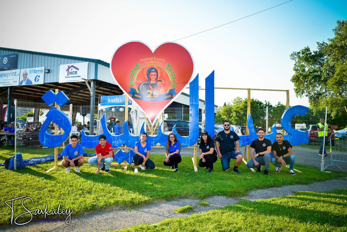 St_Charbel's tweet photo. Have you taken a pic by this year’s mosaic! Come celebrate the Feast of our Lady this evening and share your pic with us! #25VMG #عيد_السيدة https://t.co/22d1K0zC2R