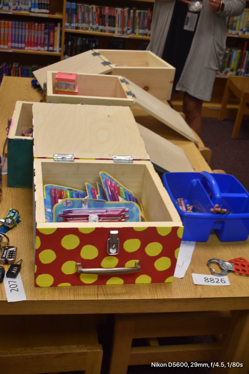 crowe_miller's tweet photo. Break Out Boxes were a hit today with our new teachers! They already show they love to teach AND have fun! #weareblessed #DaleCityRoars #PWCSProud https://t.co/idj9wTFiSv