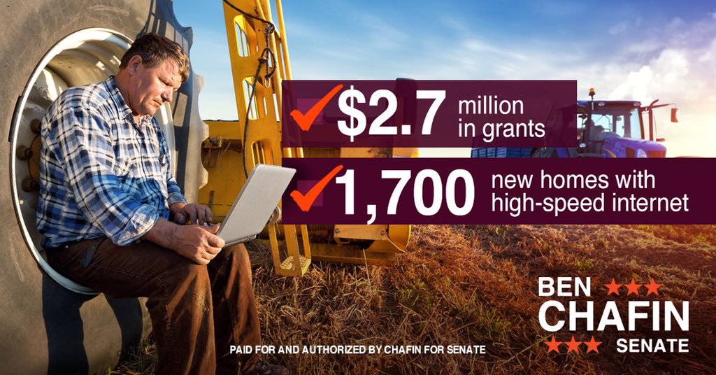Chafin4Senate's tweet photo. In today’s technology driven society, access to the internet is imperative to economic development, education, and quality of life. I am committed to seeing more homes in Southwest Virginia gain access to the internet and will continue to fight for new funding. https://t.co/BOX02lpUuR