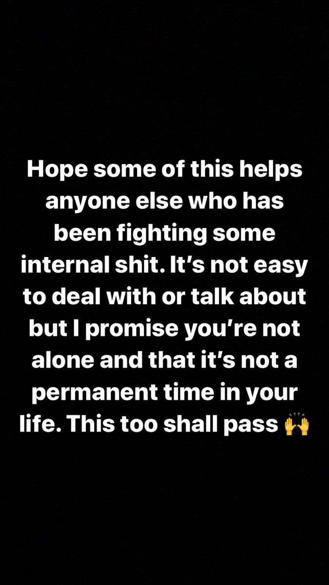 Shared this on IG earlier after posting some things I’m trying to do to lower my cortisol. I was shocked by how many people reached out to say they are dealing with this as well so I’m sharing my journey here for anyone who needs to hear they are not alone &amp; this is not permanent