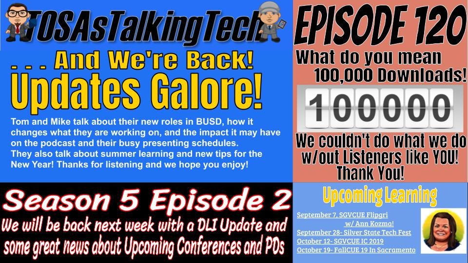 TechTomBUSD's tweet photo. Because I can never tag enough in one tweet! @bassettusd  @TheTechProfe @mllevalsunshine @MrNunesteach @MyTechToolbelt @tntedtech @TLCNinja @EdTechConfess @brentcoley @BrentGWarner  #podcastedu #4educatorsbyeducators #wearecue #cuechat https://t.co/KLlEcfjaJS