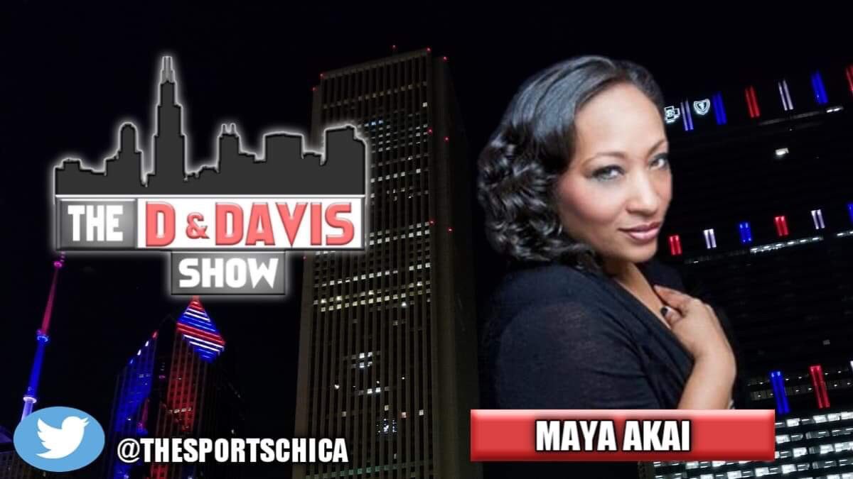 ThatDavisShow's tweet photo. .@TheSportsChica of @SM_Mornings joins us to share her hot takes on the  @whitesox and @Cubs! 

@SoundCloud: https://t.co/OLvj7unk3i

@ApplePodcasts: https://t.co/gV9iRVAIJf https://t.co/wNa6frJEWW