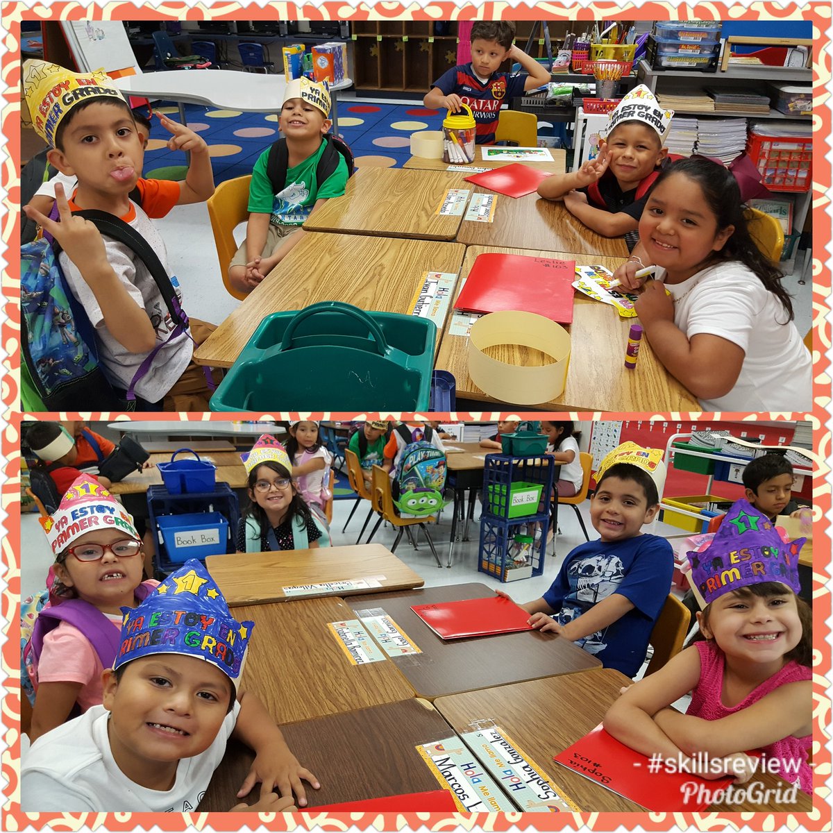 Excelente primer día de primer grado..tendrémos un año fabul🐻Excellent first day of first grade <a href="/LamarElementary/">Lamar Elementary</a> #BeBold #bilingualbrains #iamwfisd #yosoywfisd