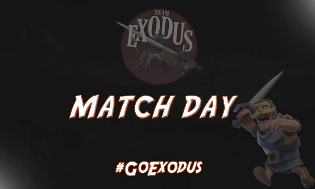 UnitedVnzla_GG's tweet photo. #ClashRoyale
🎮 | #MatchDay
🏆 | @CL_Serie7
⏰ | 7:30pm🇻🇪
🆚️ | @LatamGr
#GoExodus https://t.co/xZti0HvBOs