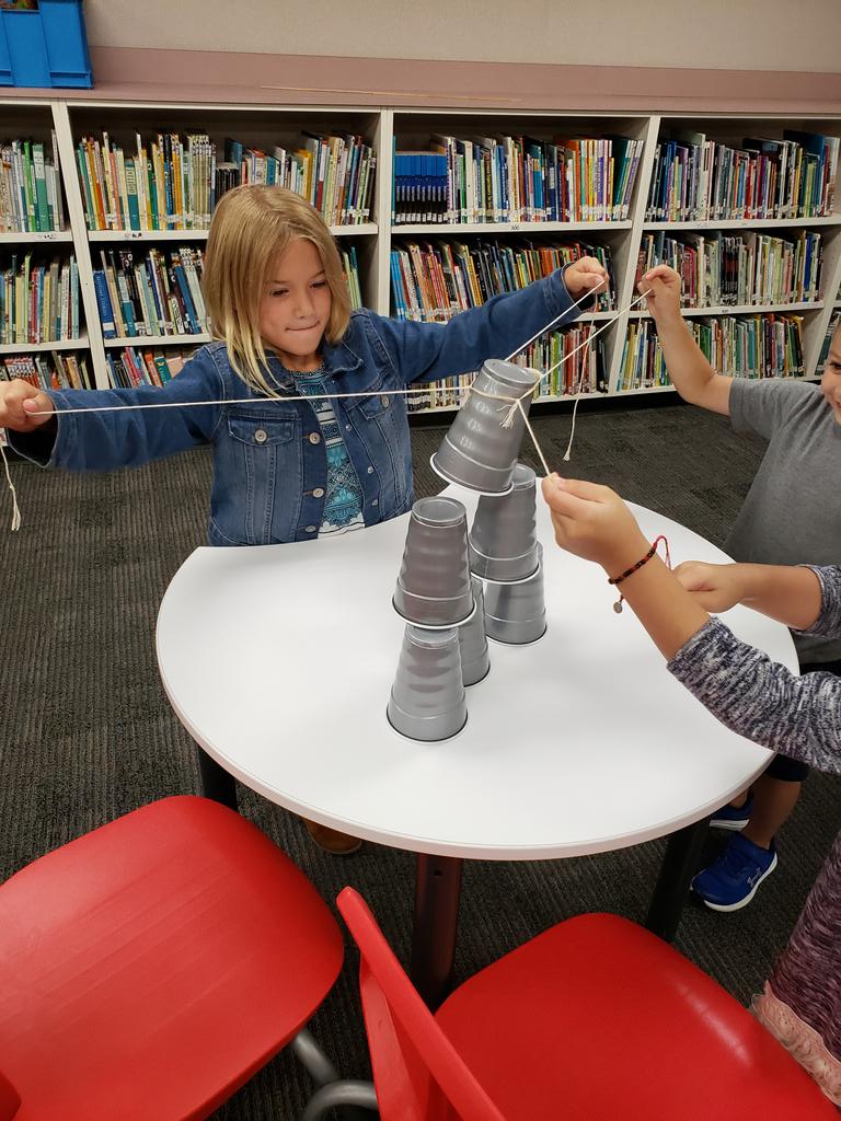 MrsYoungWHE's tweet photo. Great first week- teambuilding in the library! #proud2bewhe #thehumblelibrarian #BeTheLight https://t.co/5MOjTPYRtm